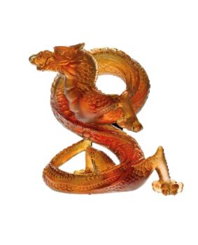 Dragon huit ambre fonce - Daum